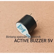 ACTIVE BUZZER 5V ACTIVE BUZZER 5VOLT ACTIVE PIEZO BUZZER 5V TONE SOUND volume speaker BUZZER 5 VOLT 