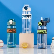 Fuxing Happy Appearance Sports Water Cup Male Female Student Outdoor Portable Water Bottle Fitness H