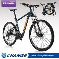 【CHANGE】DF-809G Folding Bike Foldable Bicycle 27.5 inch Mountain Bikes Shimano 27 Speeds