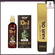Wow 10 in 1  active hair oil 200ml [Ready Stock]