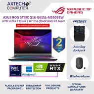 Asus ROG Strix G16 G615L-MS5068W 16'' 2.5K 240Hz Gaming Laptop (CU7-255HX, 16GB, 1TB, RTX5060 8GB, W