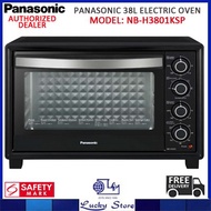 PANASONIC NB-H3801KSP 38L TABLE TOP ELECTRIC OVEN WITH GRILL AND ROTISSERIE, SINGAPORE WARRANTY