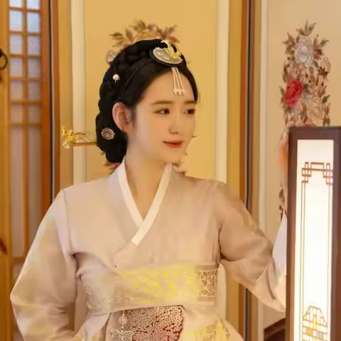 Korea Hanbok Girls Korean Court Hair Hoop Stage Performance Hairbands Women Korea Traditional Cospla