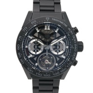TAG Heuer 豪雅卡萊拉 Calibre 02T 腕錶，陶瓷 CAR5A90，自動上鍊，已翻新，男士計時碼錶，陀飛輪