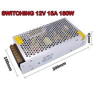 Switching Power Supply ตัวแปลงไฟ 12V 5A 10A 15A 20A 30A สวิชชิ่ง 12โวลล์ สำหรับอุปกรณ์ใช้ไฟ12V งานอล