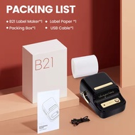 พร้อมส่งในไทย Nimbot B21 เครื่องพิมพ์ฉลากความร้อนไร้สายบลูทูธแบบพกพาเครื่องพิมพ์ผู้ผลิตซูเปอร์มาร์ เ
