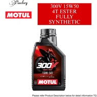 MOTUL 300V 10W50 15W50 4T FULLY SYNTHETIC ESTER ENGINE OIL 1L RACING PERFORMANCE