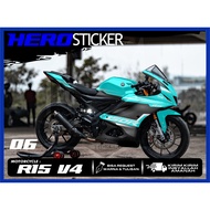 Yamaha R15 V4 Decal Sticker, R15 V4 Decal Sticker R15 V4 Variation. Custom 06A