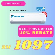 DAIKIN 1.0-3.0HP Standard Non Inverter Air Conditioner FTV-PB Series R32