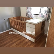 tempat tidur bayi-box bayi-rak bayi-keranjang tidur bayi-keranjang