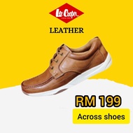 Original LEE COOPER Men Leather Shoes LCP-871 (Tan)