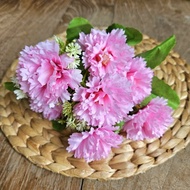 Carnation Flowers x7 Artificial 311-7