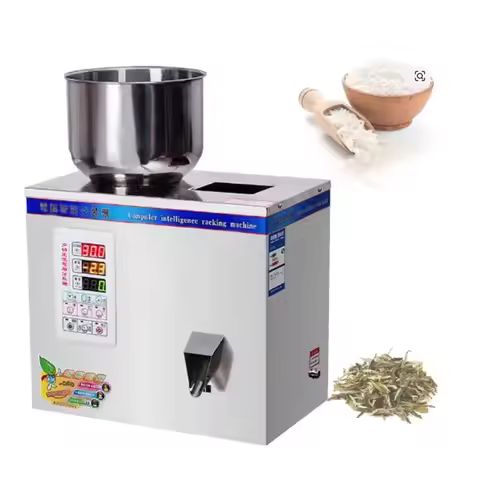 Auto Stainless Steel Particle Powder Bag Weighing Filling Machine Weighing Subpackage Device1-30g/1-