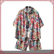 READY STOCK Men Hawaii Women Beach T-shirt Hawaii shirt men baju hawaii lelaki bunga pantai retro ba