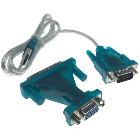 80cm High Quality USB 2.0 to Serial RS-232 DB9 9Pin Chipset SUPPORT Adapter USB RS232 ch340 Cable WI