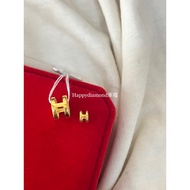 916 gold H pendant NO NECKLACE/ 916黄金H吊坠 不包括项链/ 916 emas mini H loket