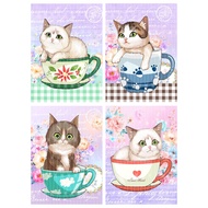 Cat Print Fabric C19