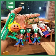GANTUNGAN Plants vs Zombies 3D Keychain – Cute CartoonKeychain | Wibu Zone