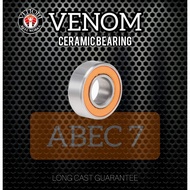 VENOM HYBRID CERAMIC BEARING ABEC7 3x10x4, 3x8x4, 5x11x4, 5x10x4, 5x9x3, 8x12x3.5, 7x14x4, 7x11x3, 7