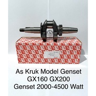 Crankshaft Genset ET2500 GX160 GX200 Starke Crankshaft Model Genset 2000-3000 Watt ET3000 ET3500 ET4