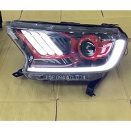 ไฟหน้าเรนเจอร์ ranger mc 2015 2016 2017 2018 2019 2020 ลาย mustang head lamp ford ranger mc T7 T8 mustang style