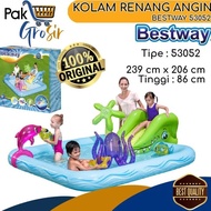 Newest Bestway Children's Swimming Pool 53052 Fantastic Aquarium Play Pool Slide