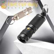 BETTER-MAYSHOW Emergency Keychain Light, Mini Aluminum Alloy EDC Tool, Portable LED Light Flashlight
