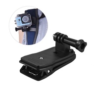 [LIS1] Backpack Strap Cap Clip Mount 360 Degree Rotary Clamp Arm for GoPro Hero 7/6/5/4/3+ Xiaomi Yi