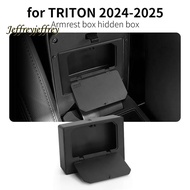 Center Console Organizer Hidden Storage Box for  L200 Triton 2024 2025 Armrest Tray Accessories