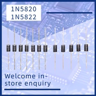 10-50PCS 1N5820 1N5822 Schottky Barrier Rectifier Diode 3A 20V 40V DO-201AD (DO-27) Axial 3 Amp 20 4