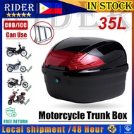 Motorcycle Trunk Box TOP BOX 35L Compartment General Storage Box motor box-GCSUN MOTORCYCLE
