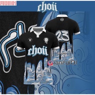 (Fuhui01) 2023 CHOII EDITION Baju Tshirt Lelaki Thailand Viral Jersey Ootd Collar Blvckroseapparel P