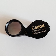 Thai Amulet/Luxury Accessories: Black or Silver Canon 10X 18mm Magnify Loupe (Full HD) - 2 Layers Lens