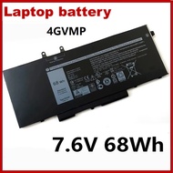Laptop Battery 4GVMP 7.6V 68Wh for Dell Latitude 5400 5410 5500 Precision 3540 3550 7590 Series 2-in