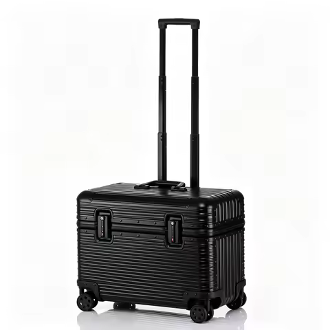 18/20inch Aluminum Magnesium Alloy Suitcase Boarding Carry-on Travel Rolling Luggage TSA Lock Trolle