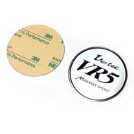 1 Piece VERTER VR5 Stainless Steel Sticker Size 60mm.(6cm.) Flat And Smooth