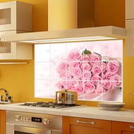 TL219 PINK ROSES KITCHEN STICKER 45X75 cm