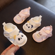 Baby Sandals Summer Breathable Mesh Cloth Shoes Male Female Baby Cartoon Sandals Soft-Soled Front Sh