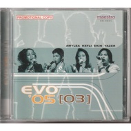 CD EVO 05 : 03 [ AMYLEA , KEFLI , EKIN & YAZER ] AKADEMI FANTASIA 3 ( PRELOVED CD )