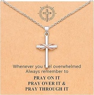 Happy 10th/11th/12th/13th/14th/15th/16th/17th/18th/21st Birthday Gifts for Girls Her, Cross Necklace