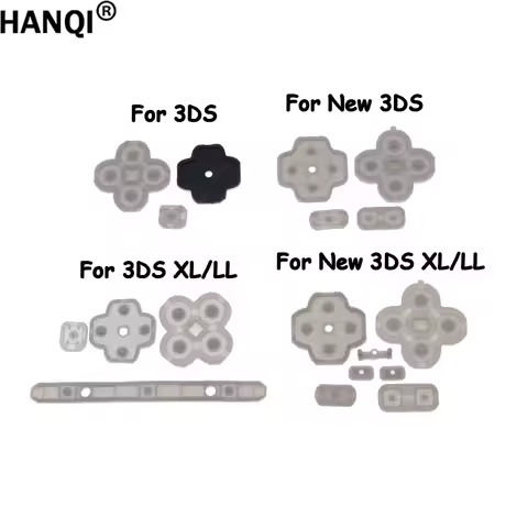 1Set Replacement Conductive Rubber Silicone Pads Buttons For 3DS & New 3DS & 3DS XL LL & New 3DS XL 
