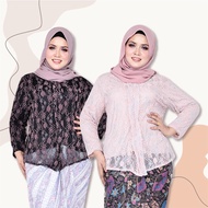 [LUNA] (RAYA COLLECTION) PLUS SIZE MUSLIMAH Modern Lace Kebaya 6764