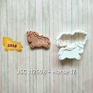 Cookie cutter CNY Imlek HORSE 12