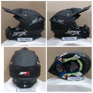 helm JPX cross JPX trail polos hitam doff