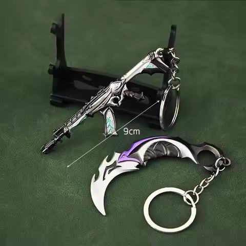 Valorant Agents Weapon Reaver 2.0 Karambit Knife Metal Vandal Game Peripheral Weapon Model Accessori