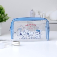 Peanuts史努比TPU透明收納包 中長型-Snoopy 隨身化妝包