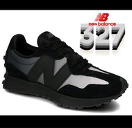 New Balance 327 內增高 black 黑