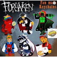 Forsaken Acrylic Keychain Mafioso, 1x1x1, 007n7, Two Time, Elliot,Cute cartoon game Character pendan