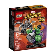 LEGO 76066 Super Heroes Mighty Micros: Hulk vs. Ultron 80pcs 5+ Đồ Chơi Lắp Ráp lego Hoàn toàn mới