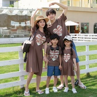Family Dress Men Shirt Boy tshirt Women Girl Dress Mini Dress Family Mathing Outfits T-shirt Family Set Tees Plus Size
